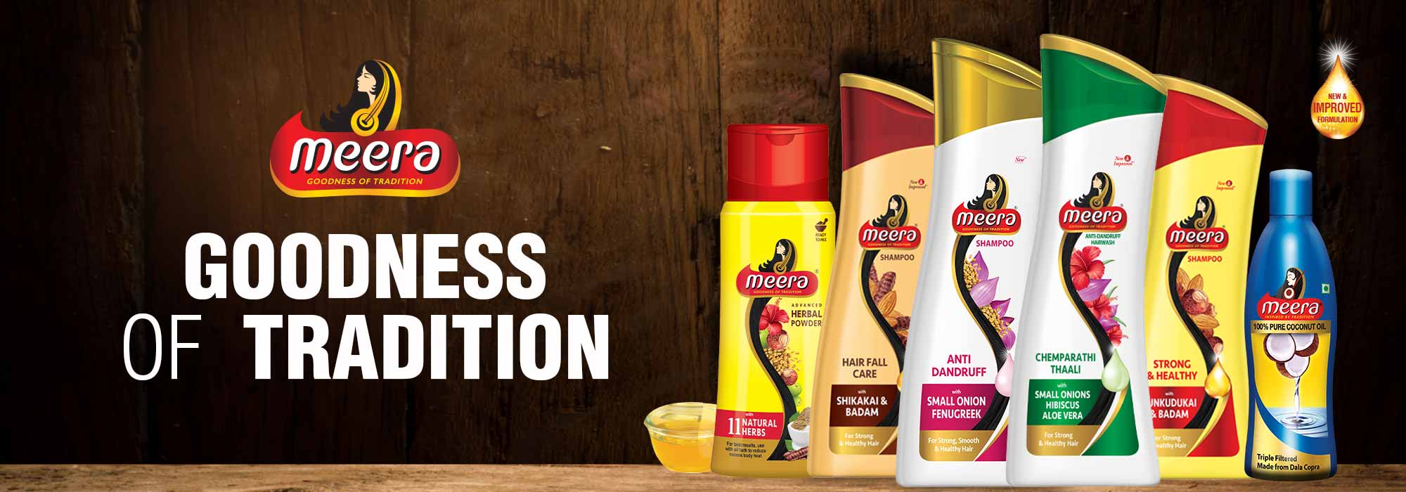 MEERA SHAMPOO 15/-RS BOTTLE